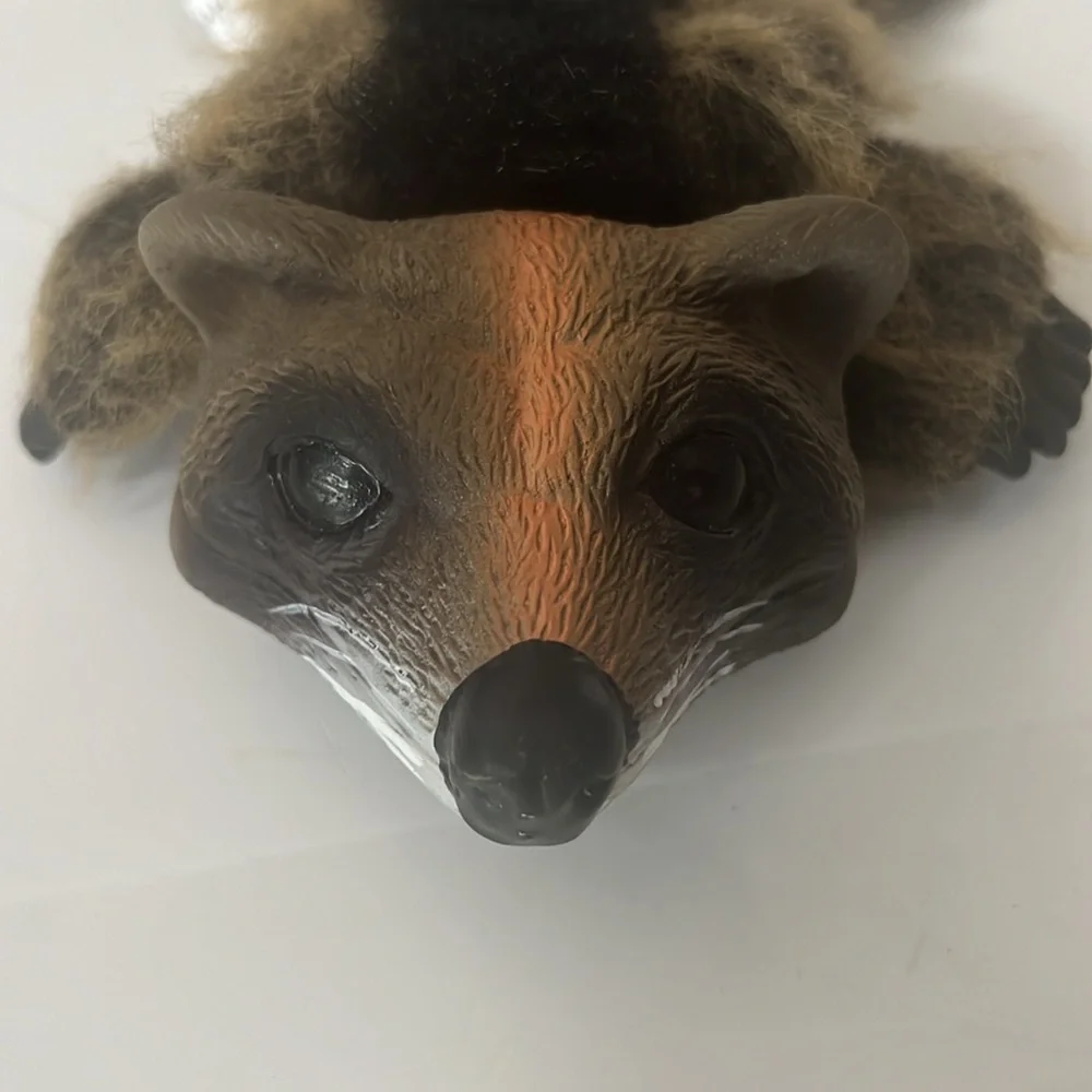 Latex Fox Head With Plush Body Squeaky Dog Toy